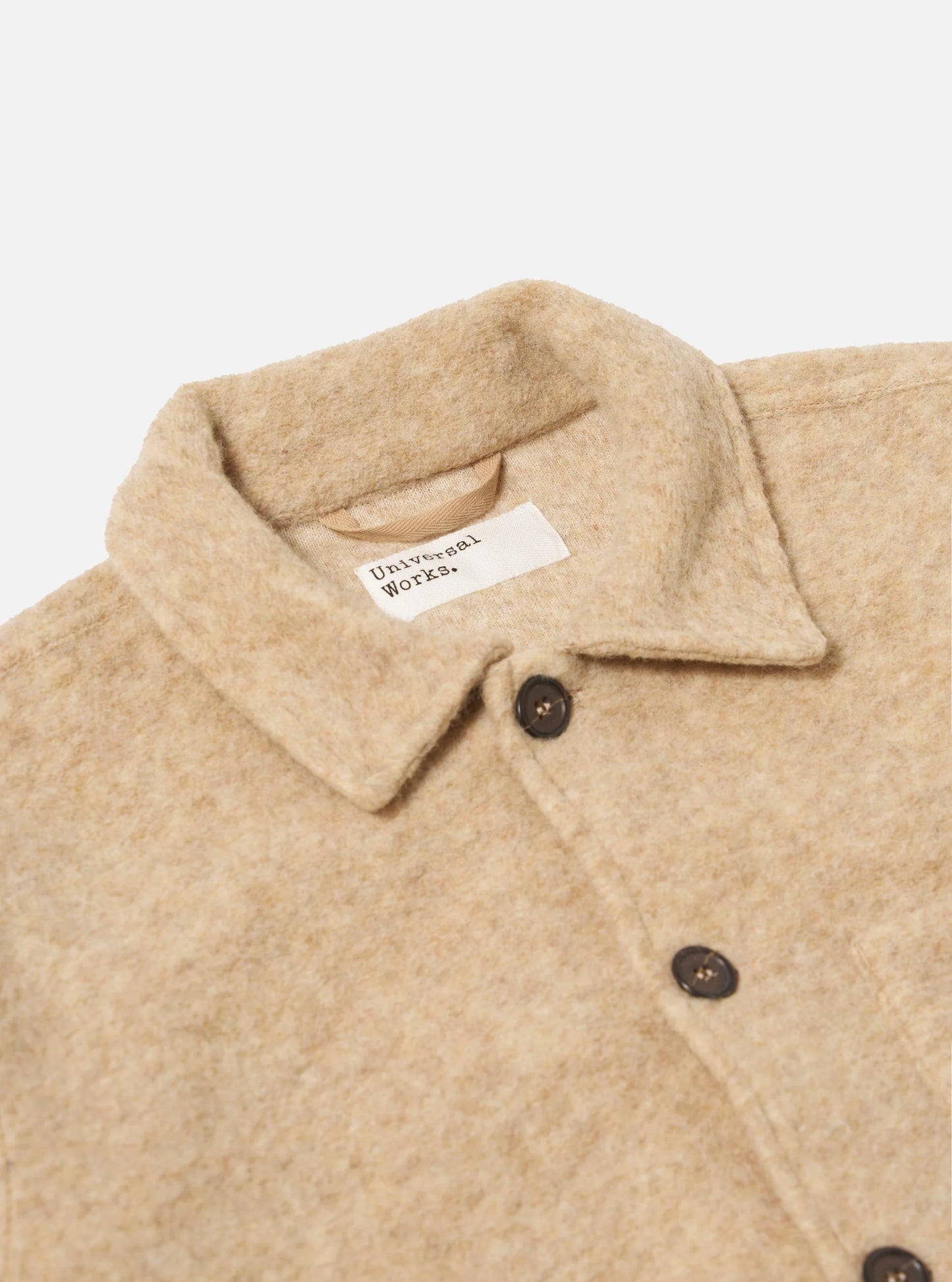 Universal Works Wool Fleece Uniform Jacket Fawn