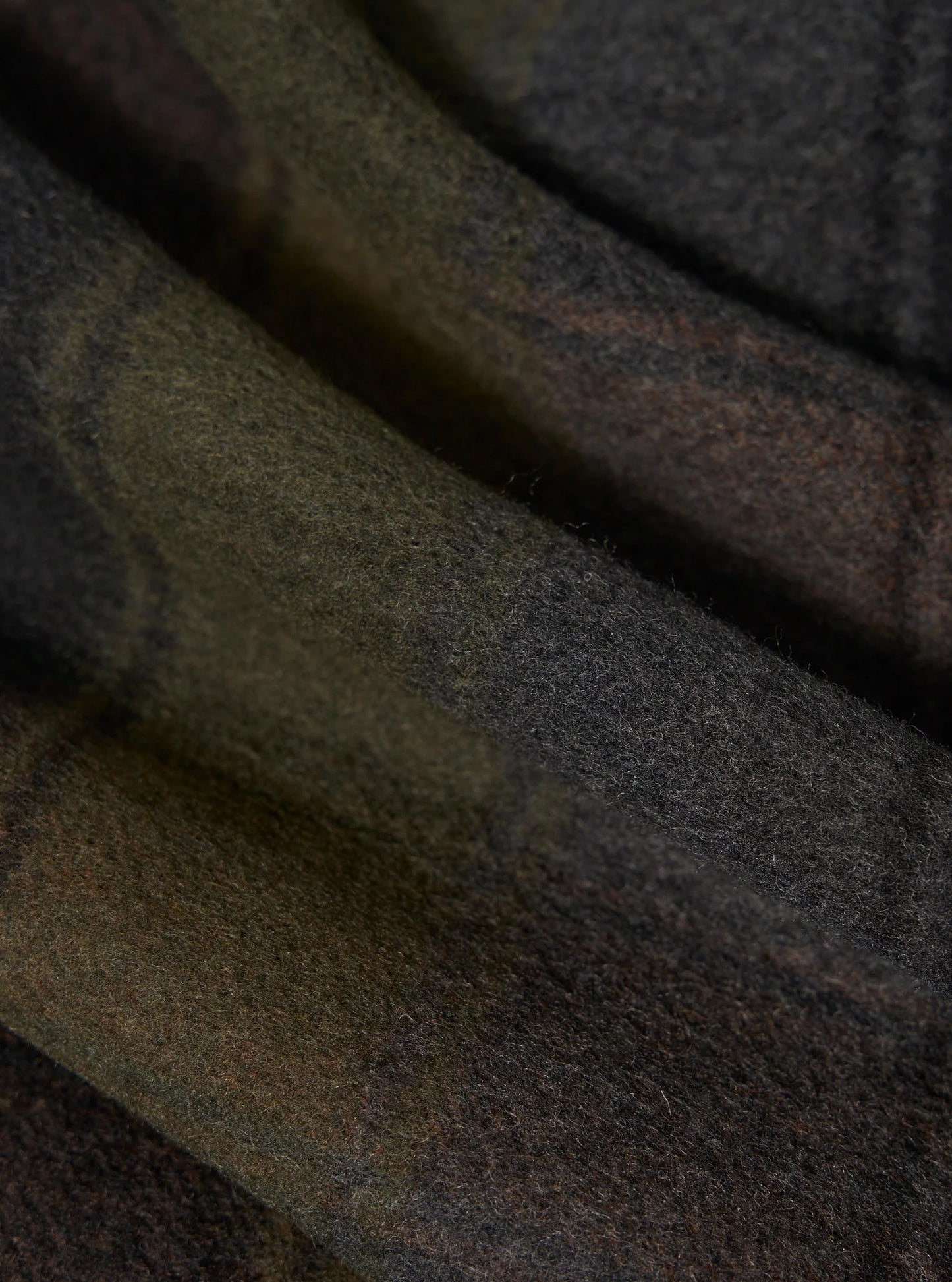 Universal Works Berlin Wool Check Wayfarer Jacket Black/Brown