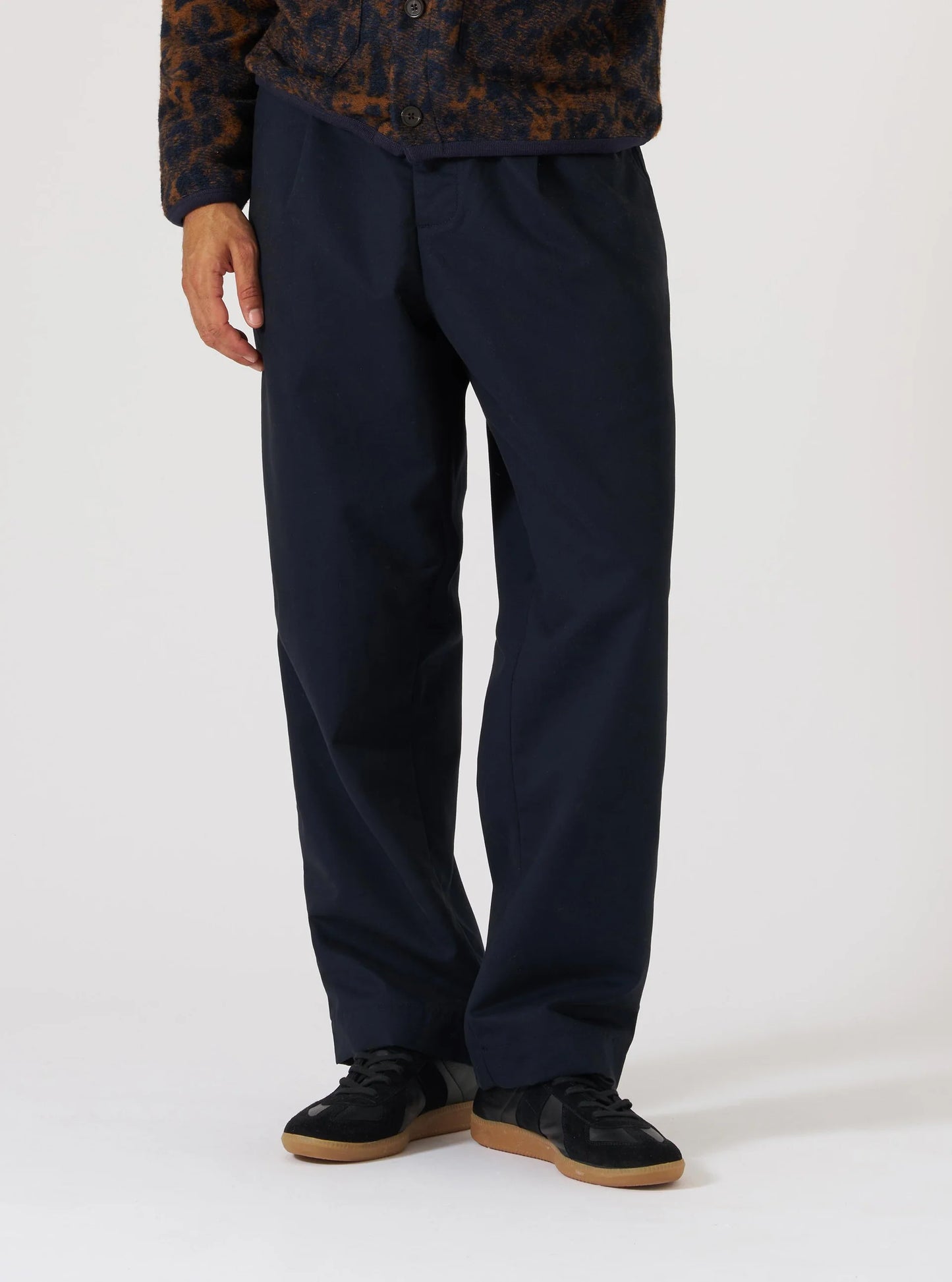 Universal Works Brushed Polytech Duke Pant Navy