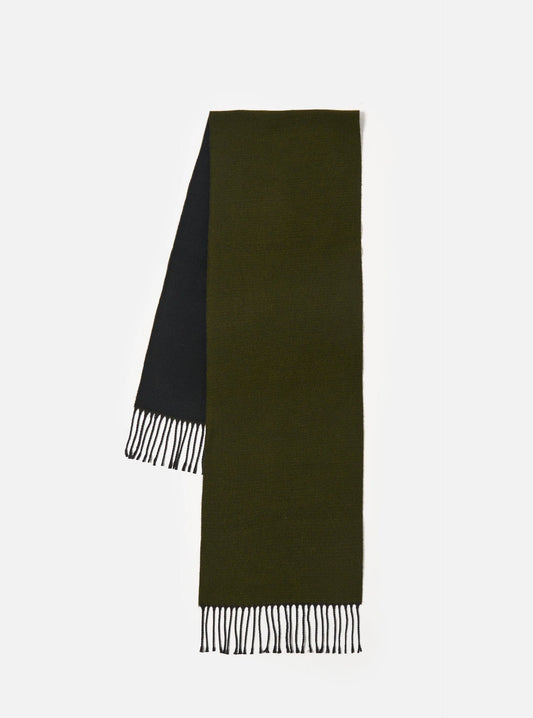 Universal Works Double Sided Scarf Green/Black