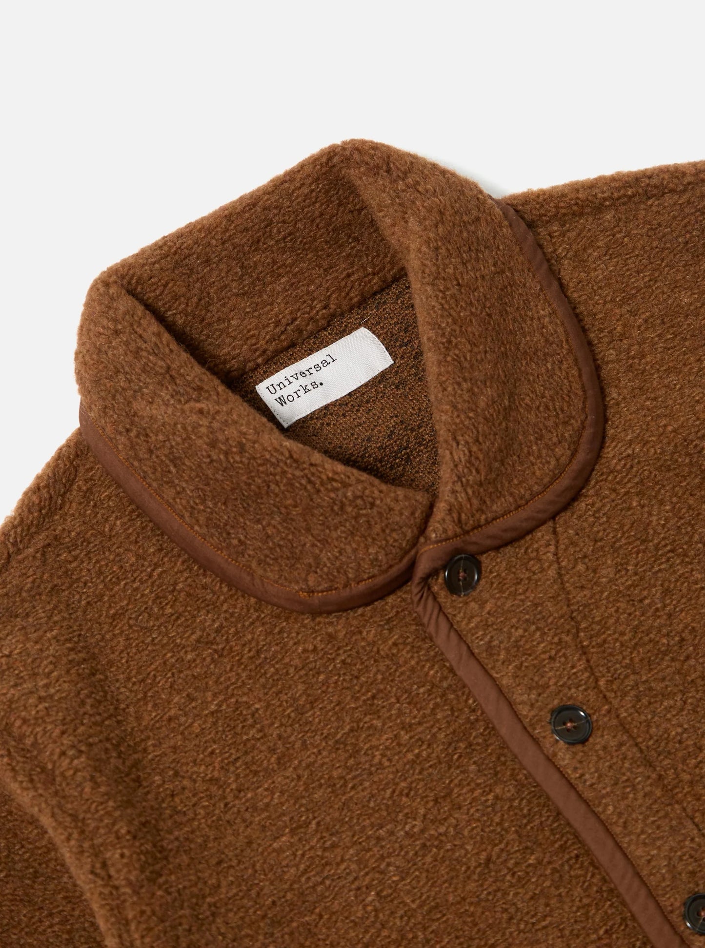 Universal Works Alvar Fleece Lancaster Jacket Cumin