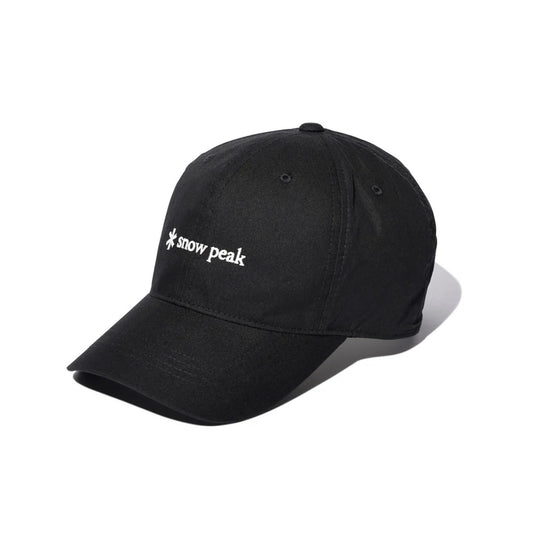 Snow Peak Logo Cap Black