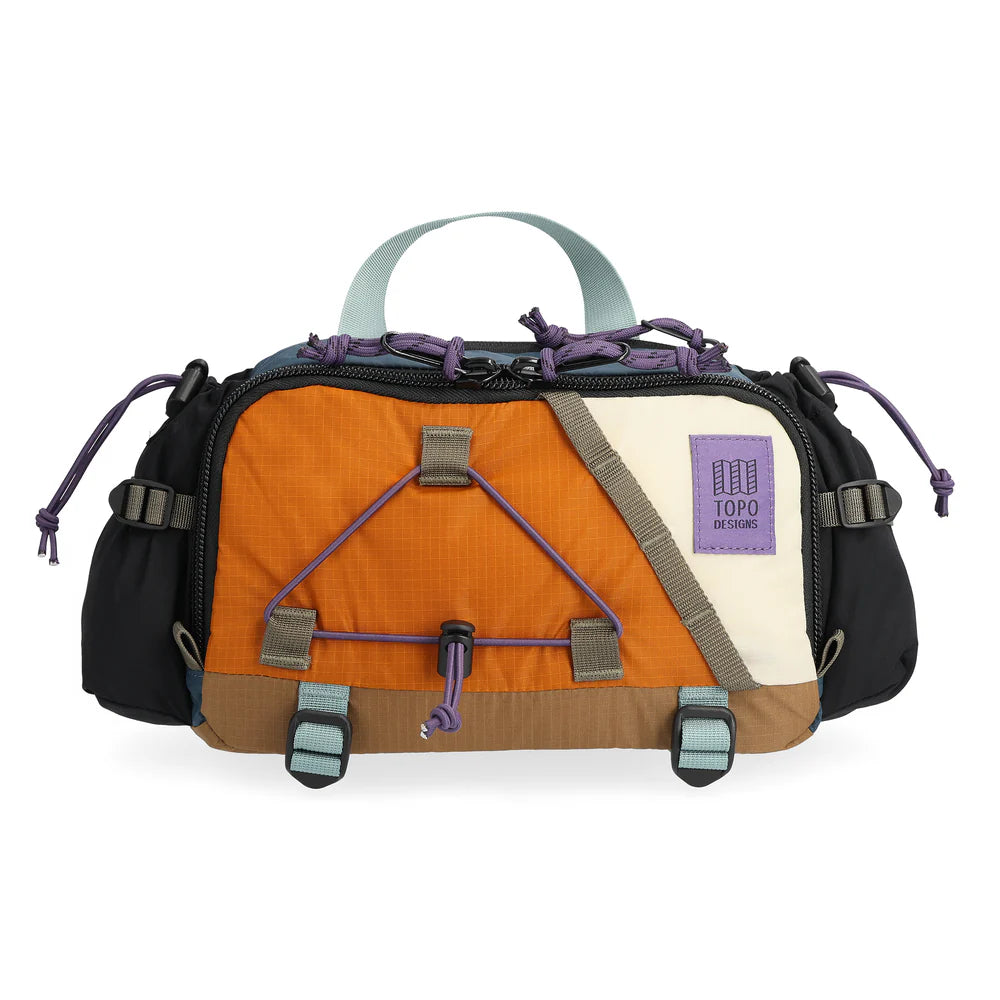Topo Mountain Hydro Hip Pack Pond Blue/Spice