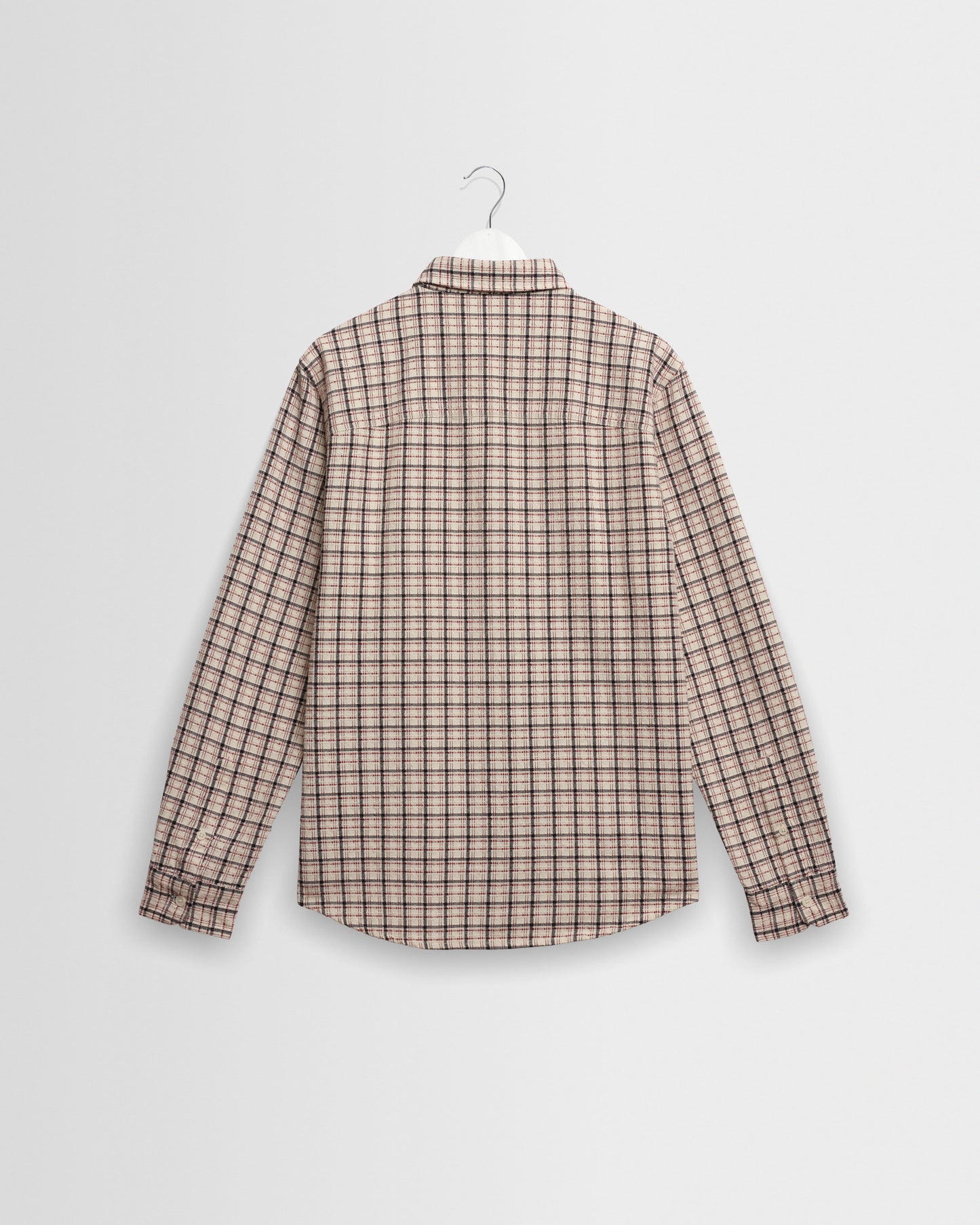 Wax Shelly L/S Dobby Check Ecru