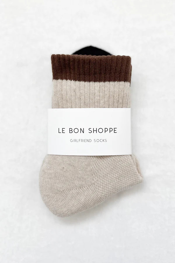 Le Bon Shoppe Girlfriend Sock - Black Coffee