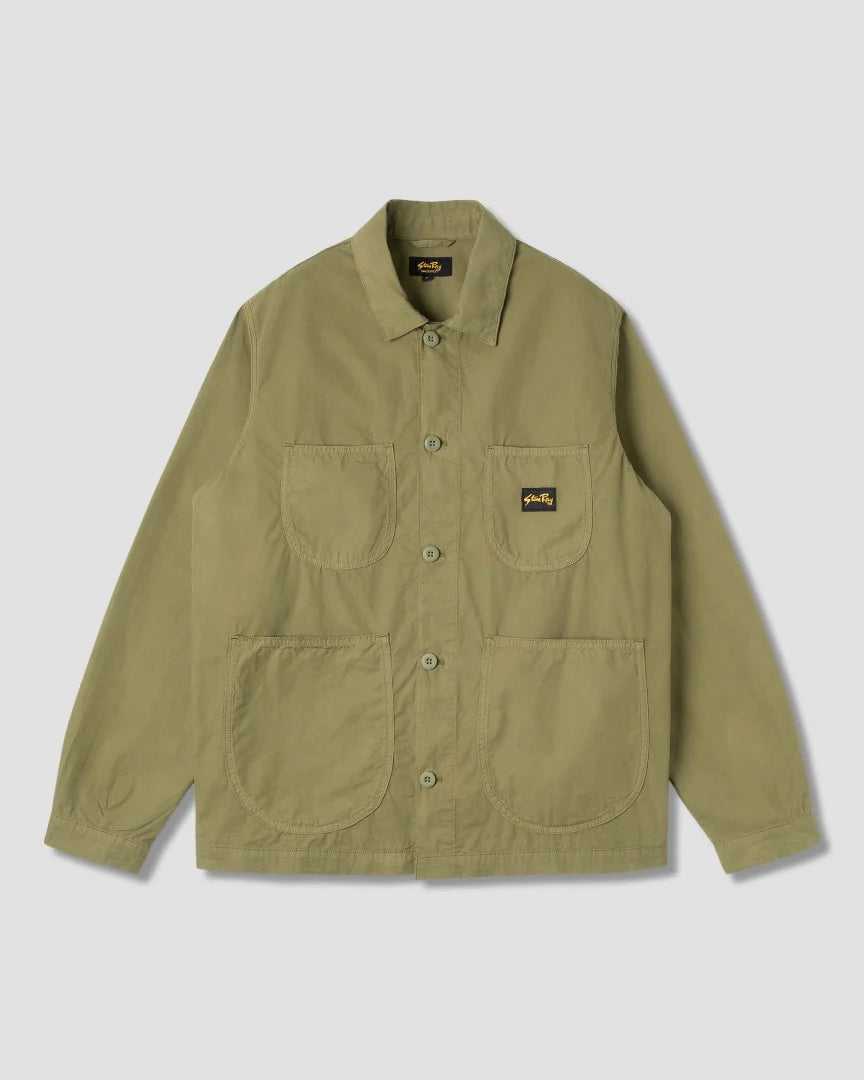 Stan Ray Coverall Jacket Olive Poplin