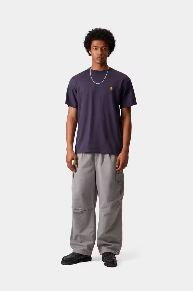 Carhartt WIP Chase T-Shirt Dark Lakers / Gold