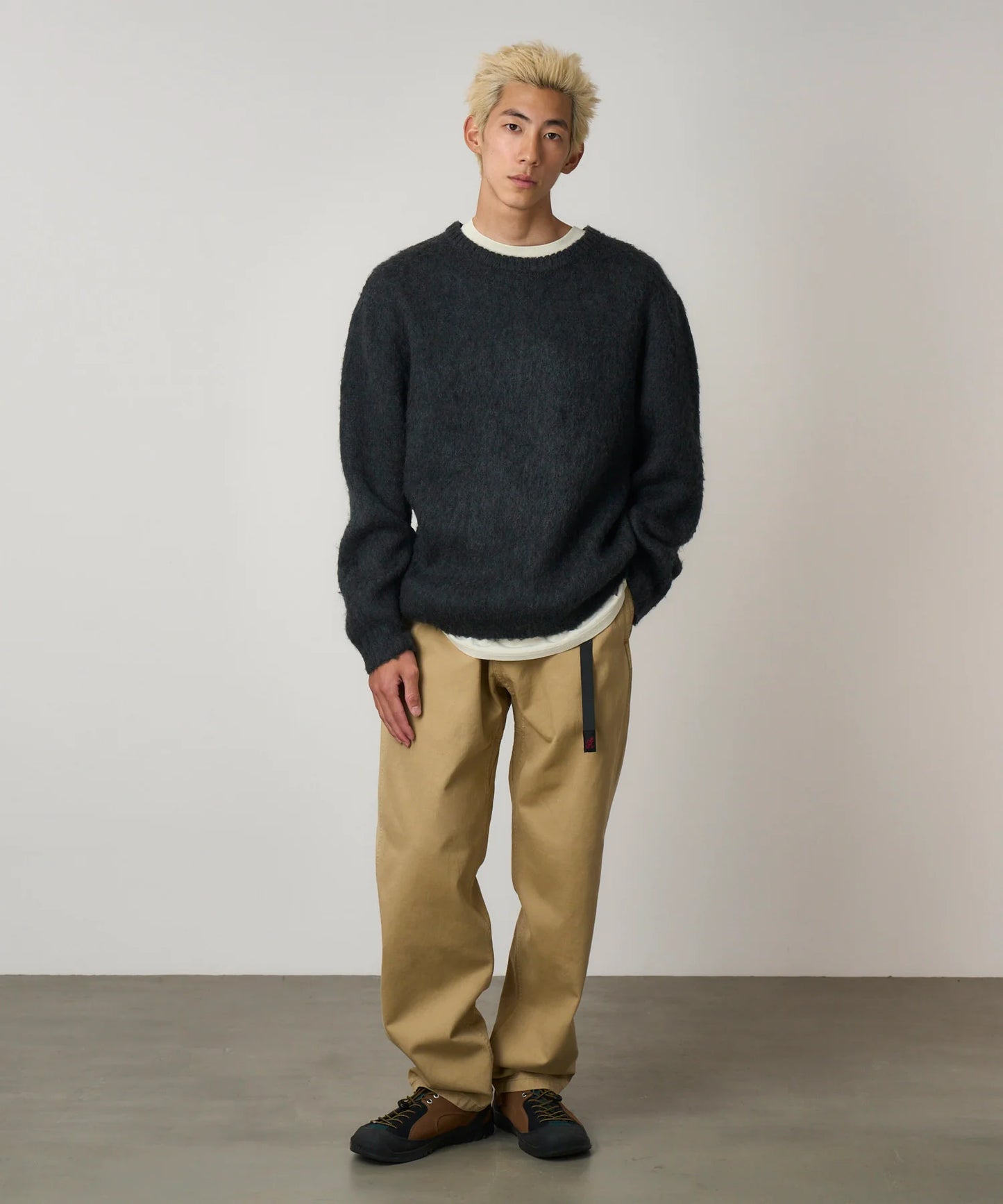 Gramicci Mohair Sweater Charcoal