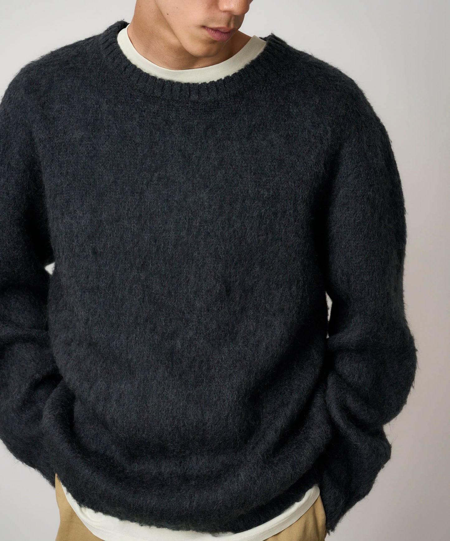 Gramicci Mohair Sweater Charcoal