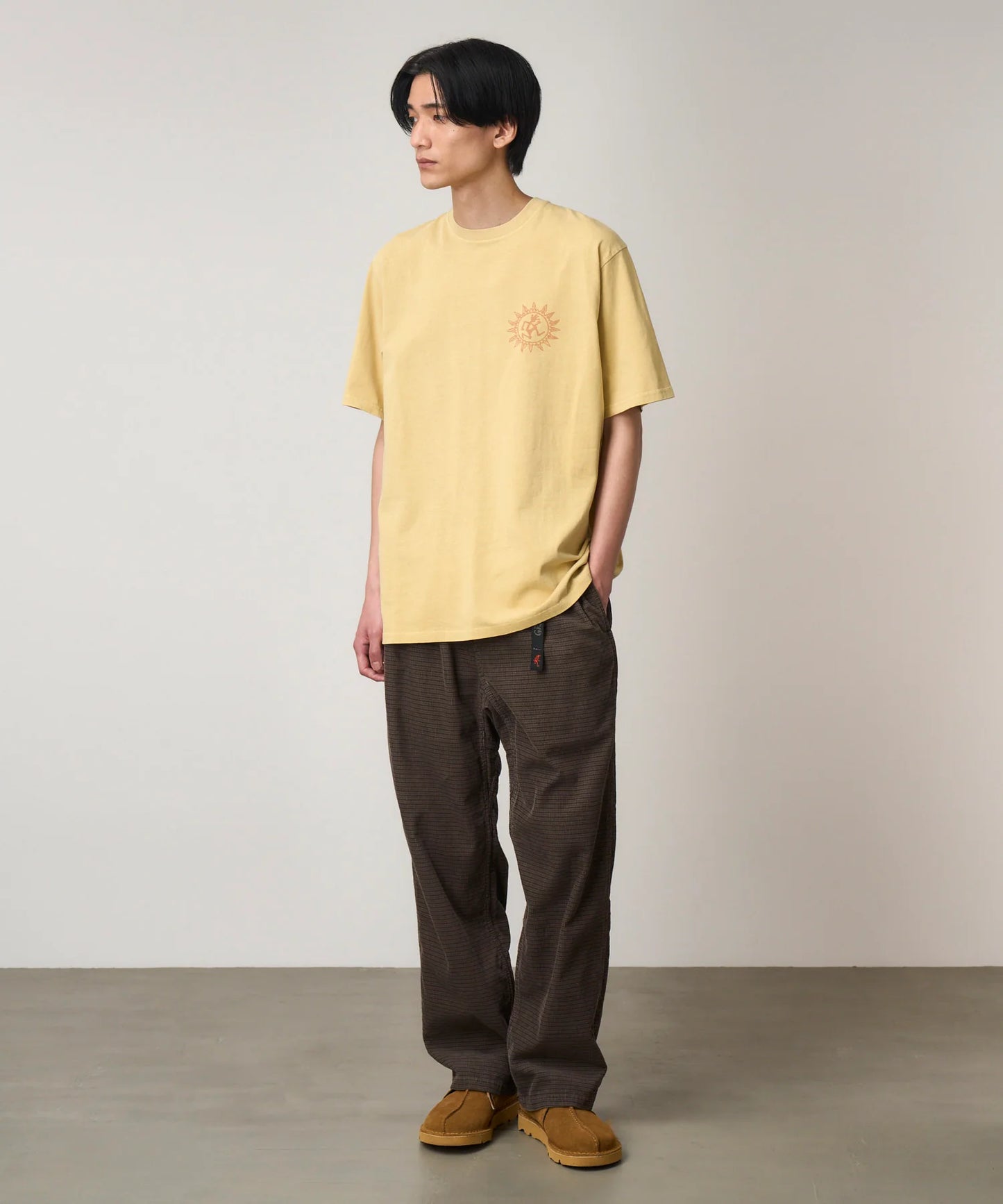 Gramicci Sun Tee Mustard Pigment