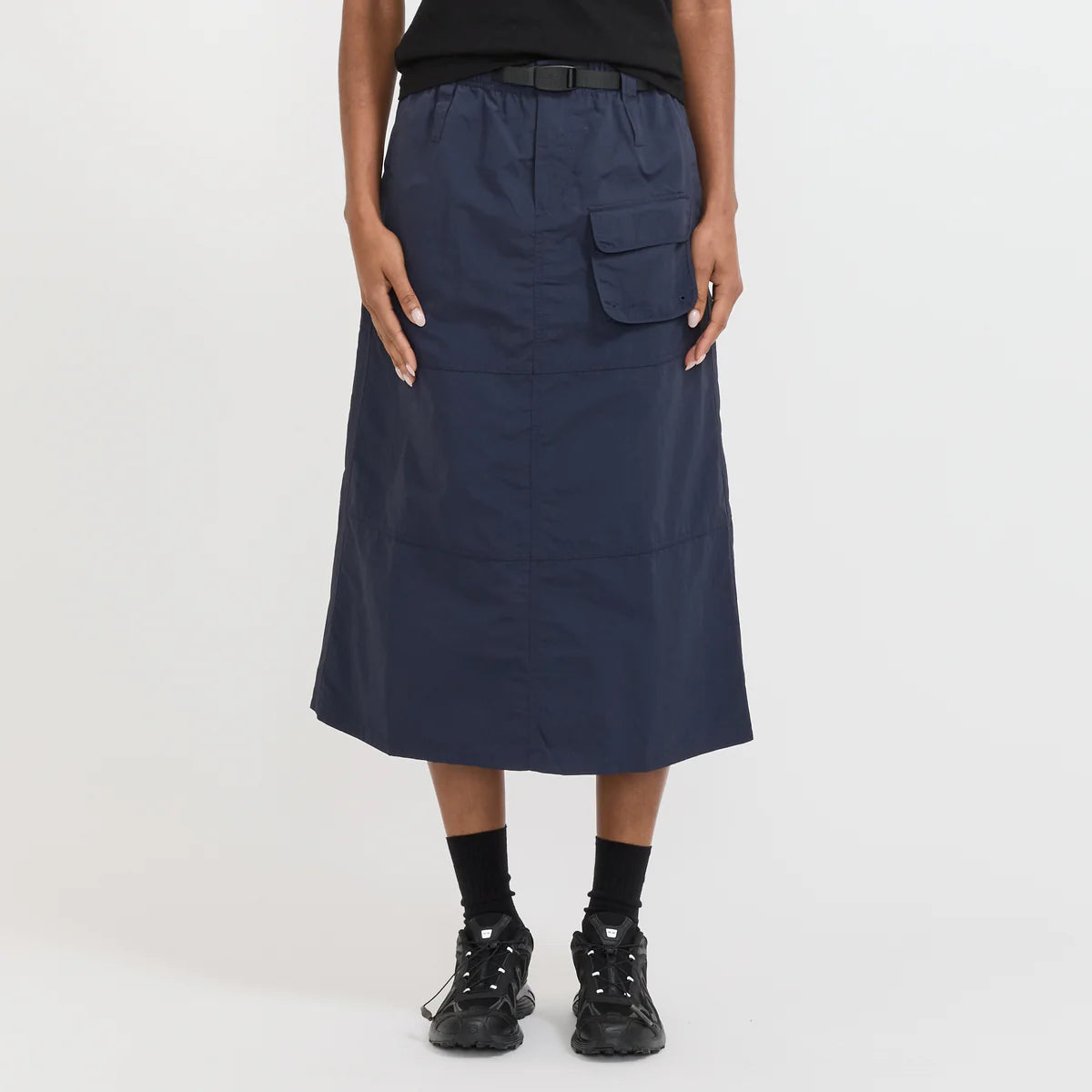 Gramicci Women's Nylon Utility Skirt Navy