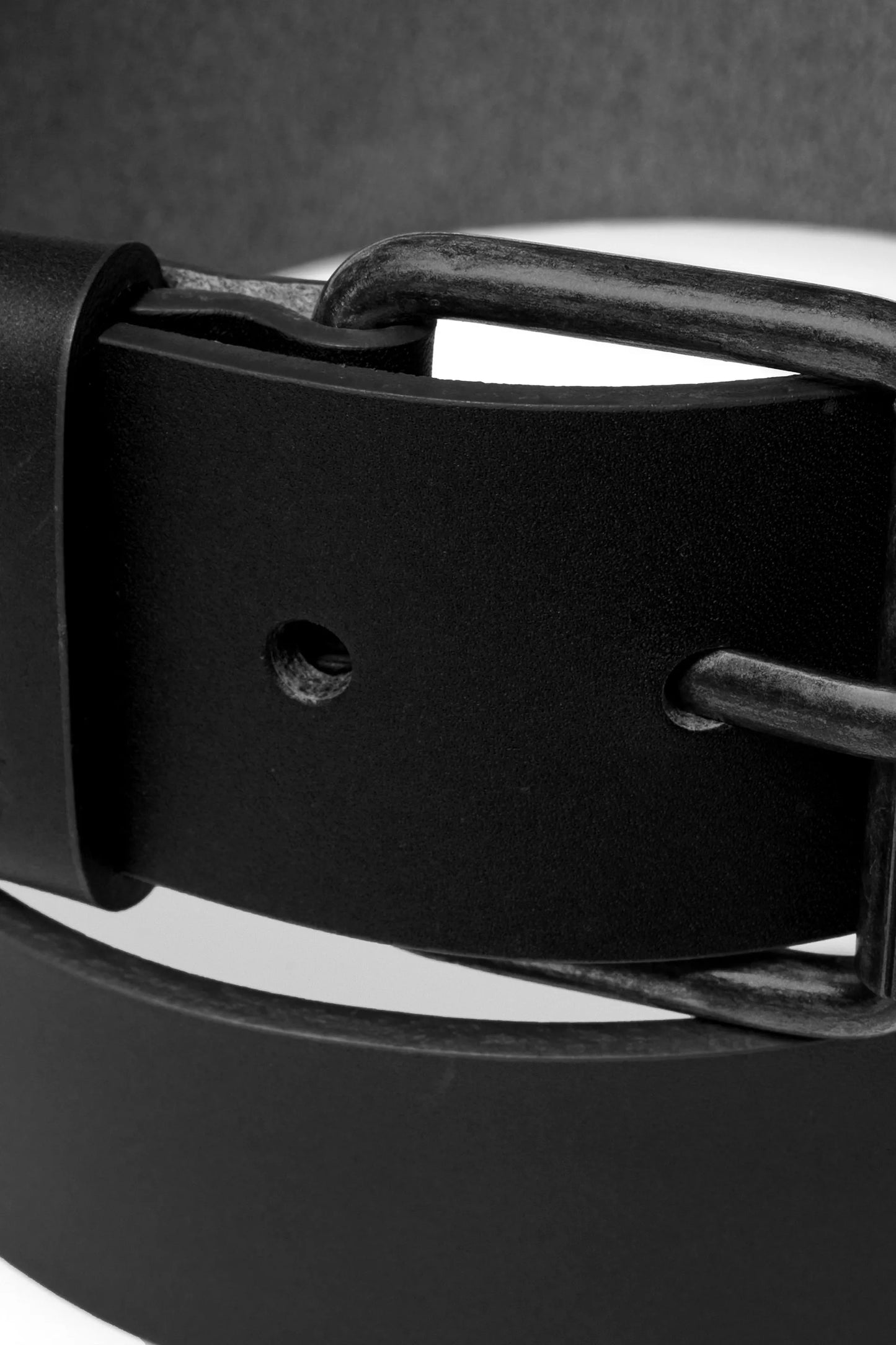 Carhartt Script Belt Leather Black