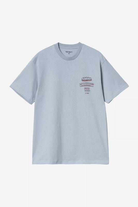 Carhartt Sandwich T-Shirt Blue Fog