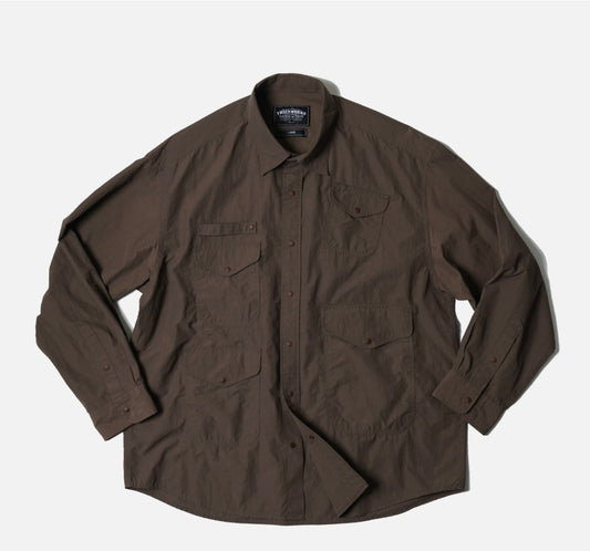 FrizmWorks Utility Pocket Shirt Brown