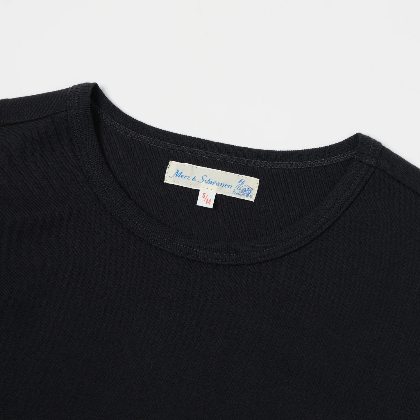 Merz b. Schwanen 215 Loopwheeled T-Shirt 7.2OZ Charcoal