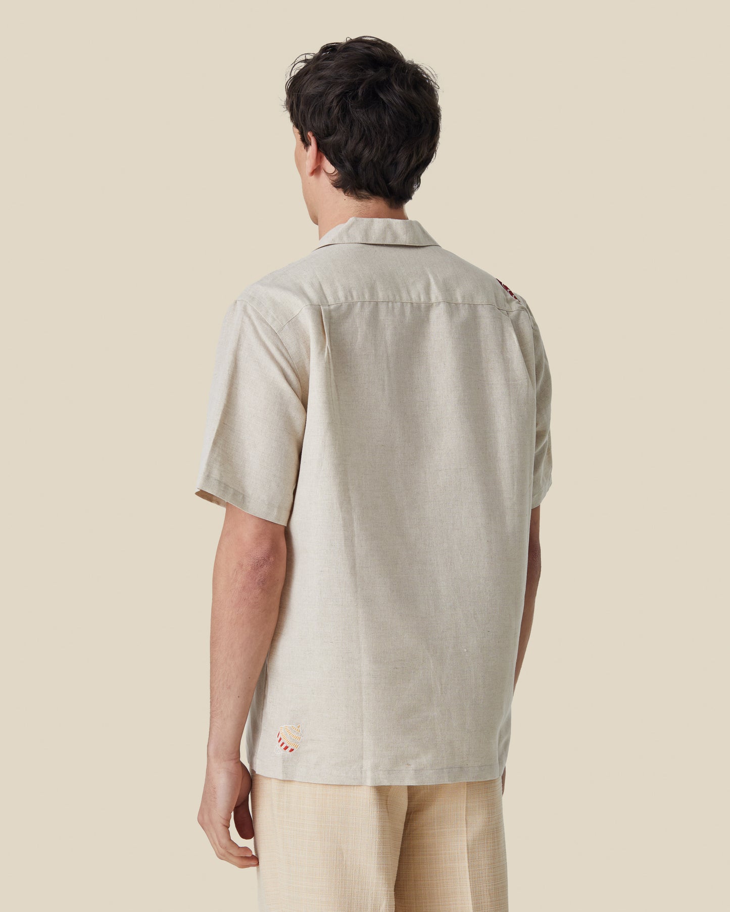 Portuguese Flannel Ocean Shirt Ecru