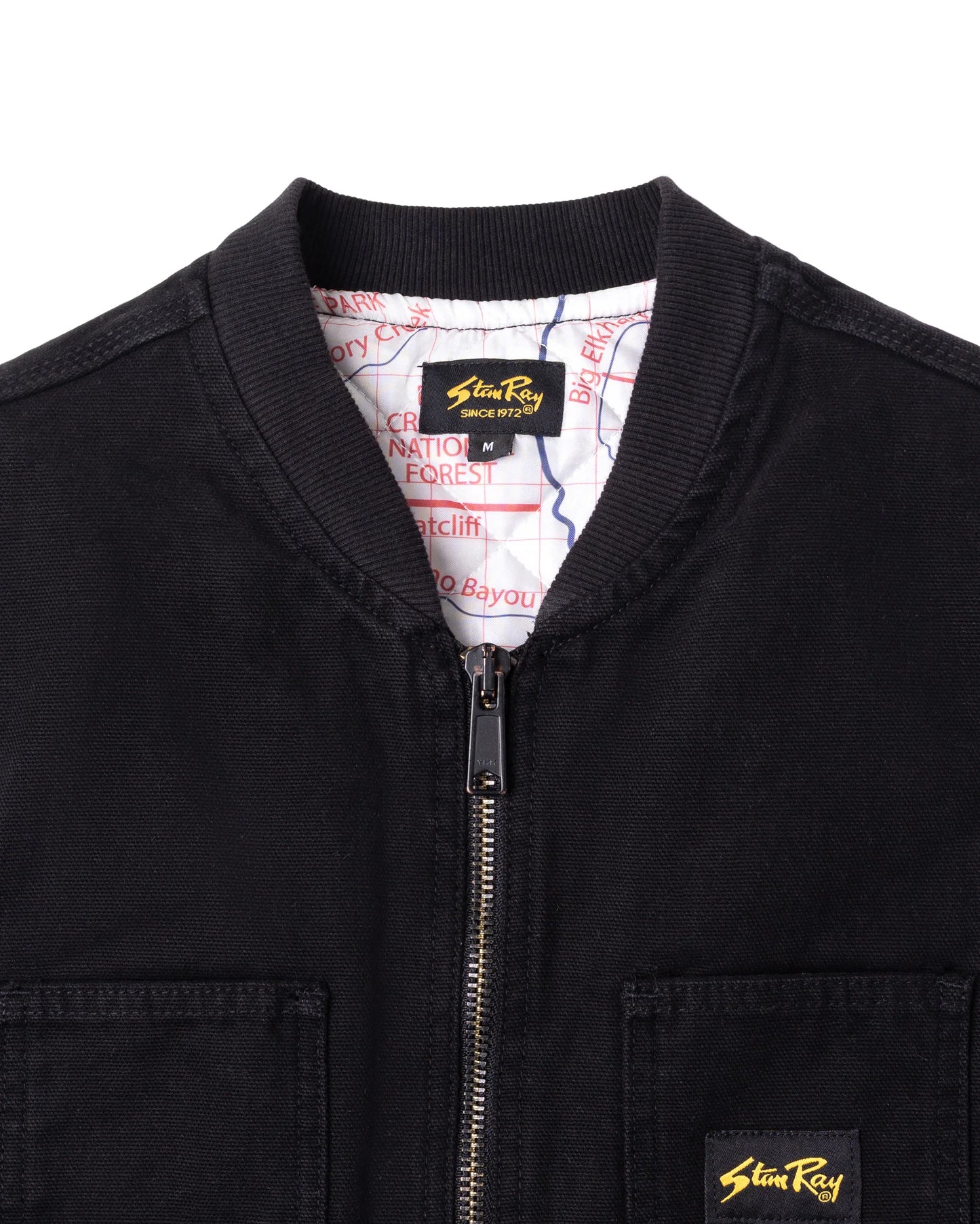 Stan Ray Pork Chop Vest Washed Black Duck