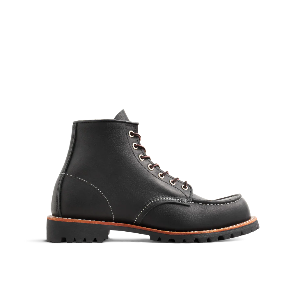 Red Wing Roughneck Mock Toe 2949 Black Oil Slick