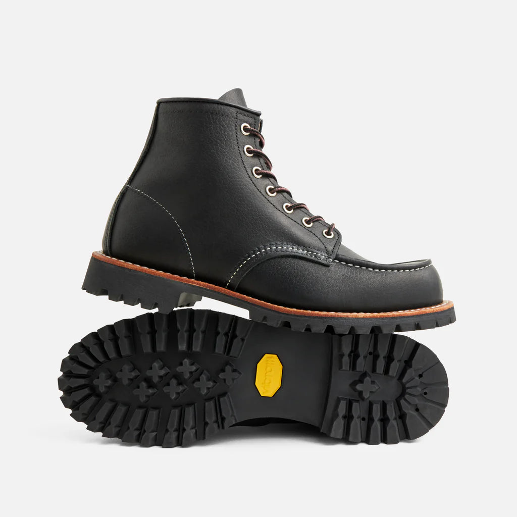 Red Wing Roughneck Mock Toe 2949 Black Oil Slick