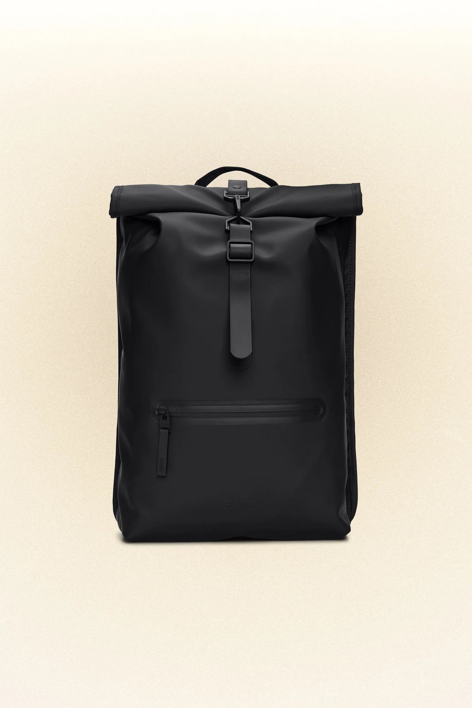 Rains Rolltop Rucksack Black Unit 17 Store