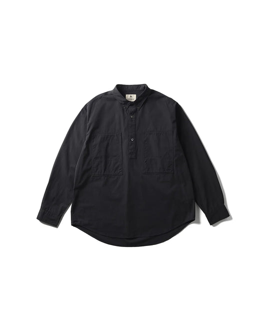 Snow Peak Organic Cotton Pullover Shirt Black
