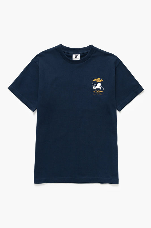 Service Works Bar & Kitchen Tee Navy