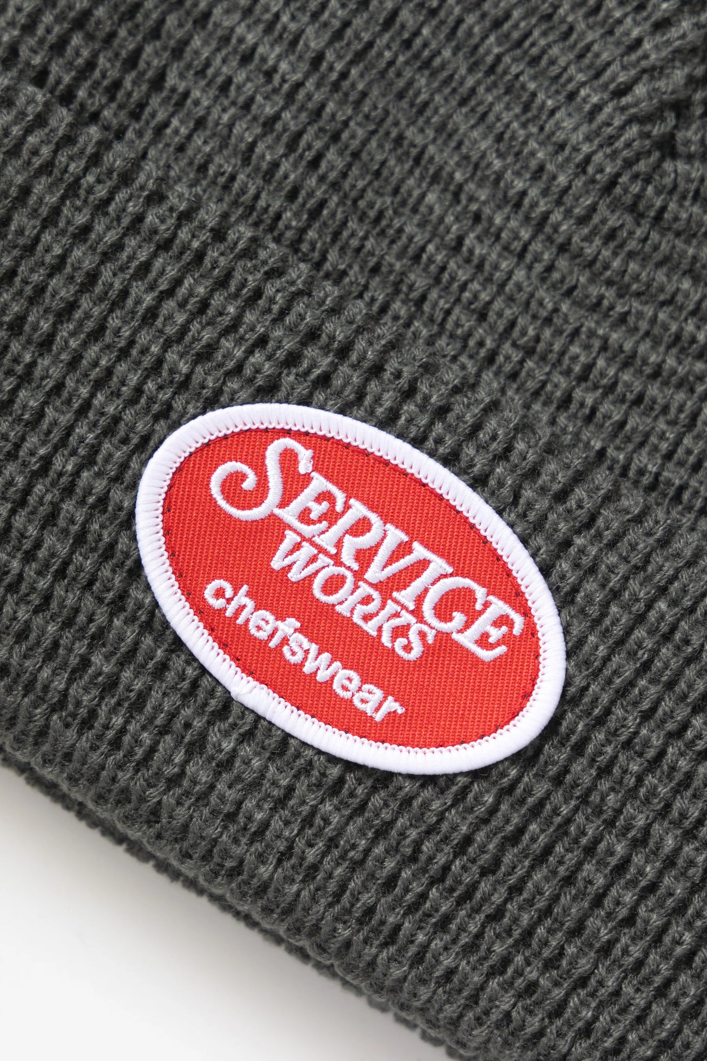 Service Works Waffle Patch Beanie Grey