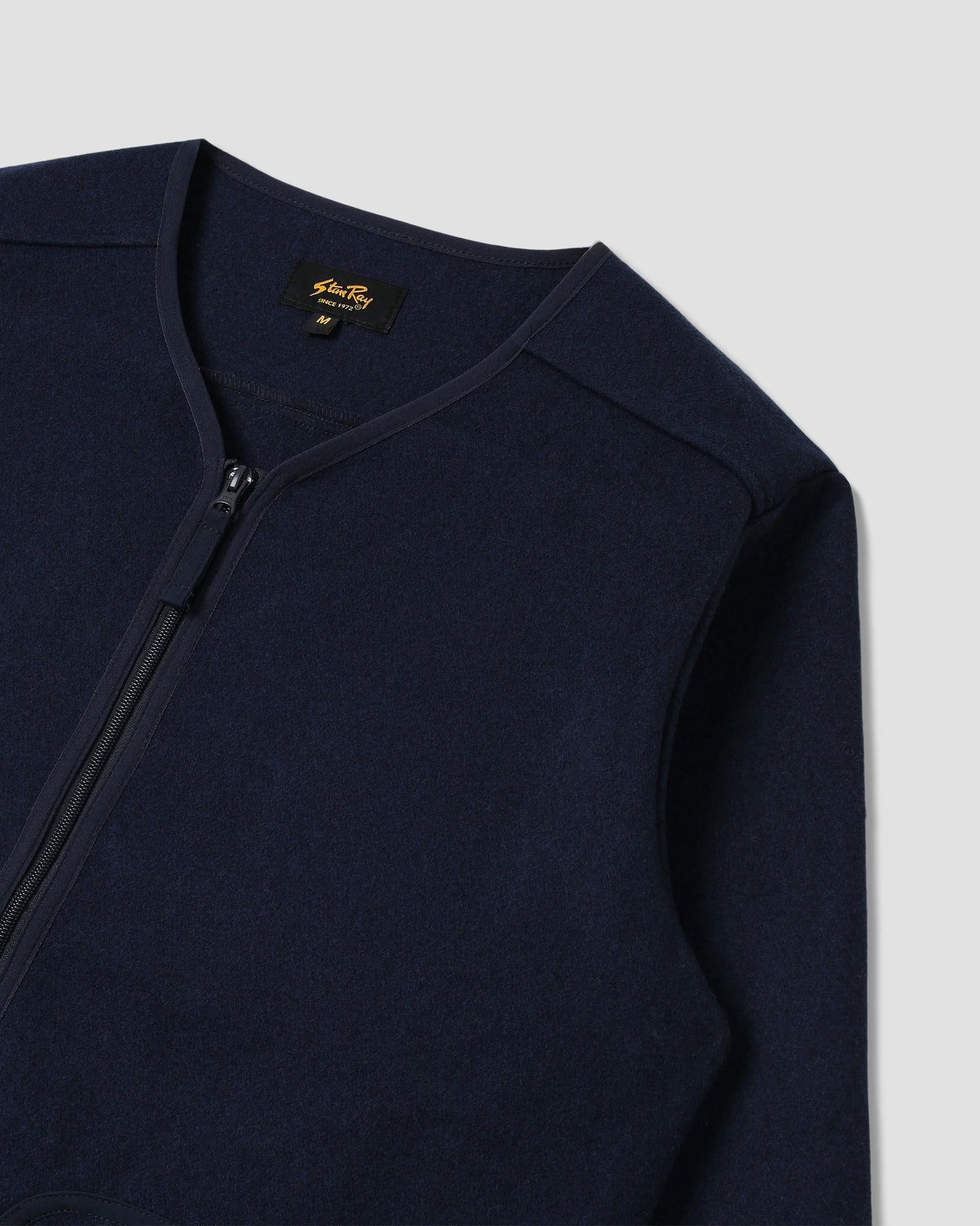 Stan Ray Wool Fleece Cardigan Navy