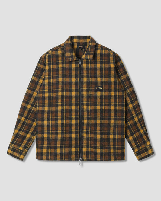 Stan Ray Zip Shirt Acorn Plaid