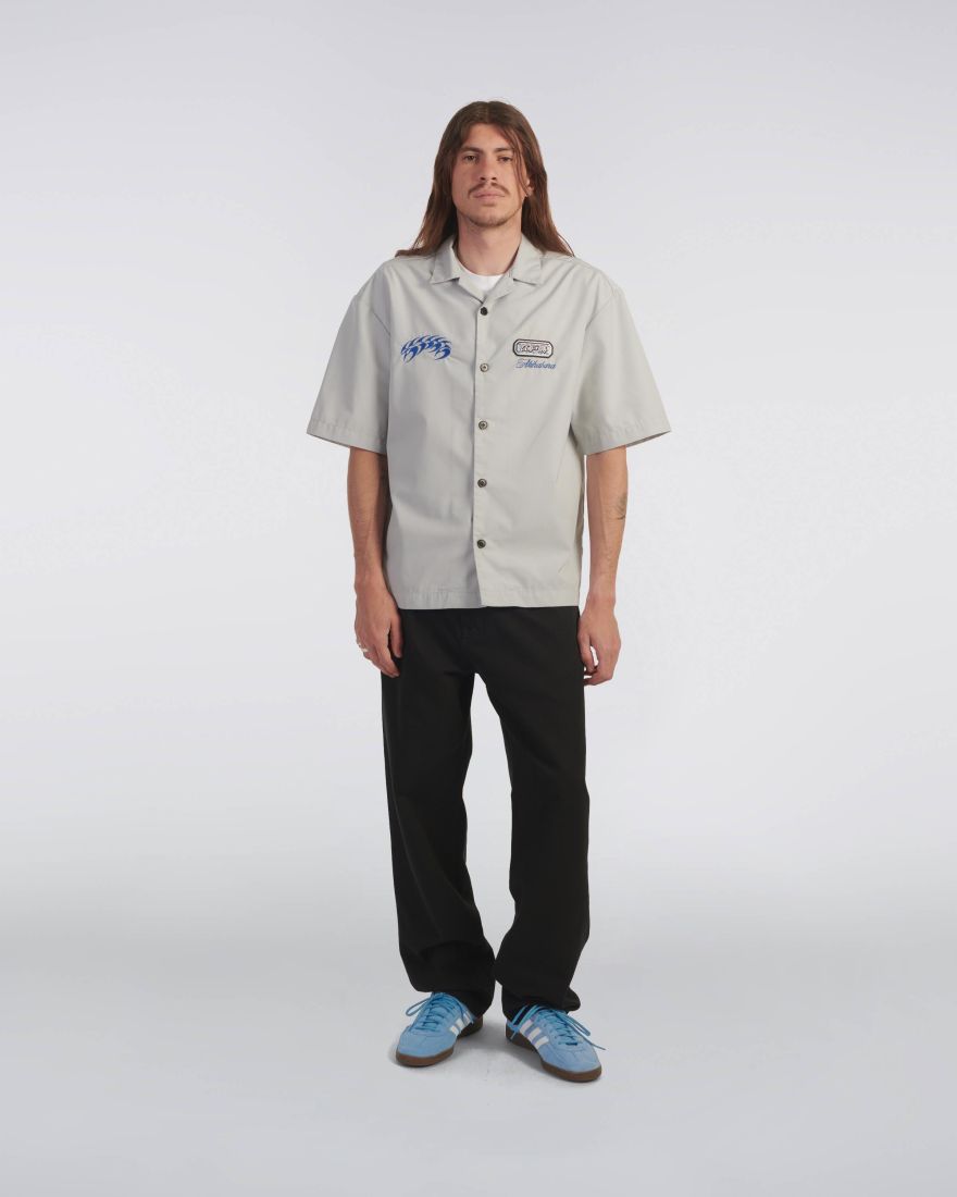 Edwin Staff Uniform Shirt Pale Grey