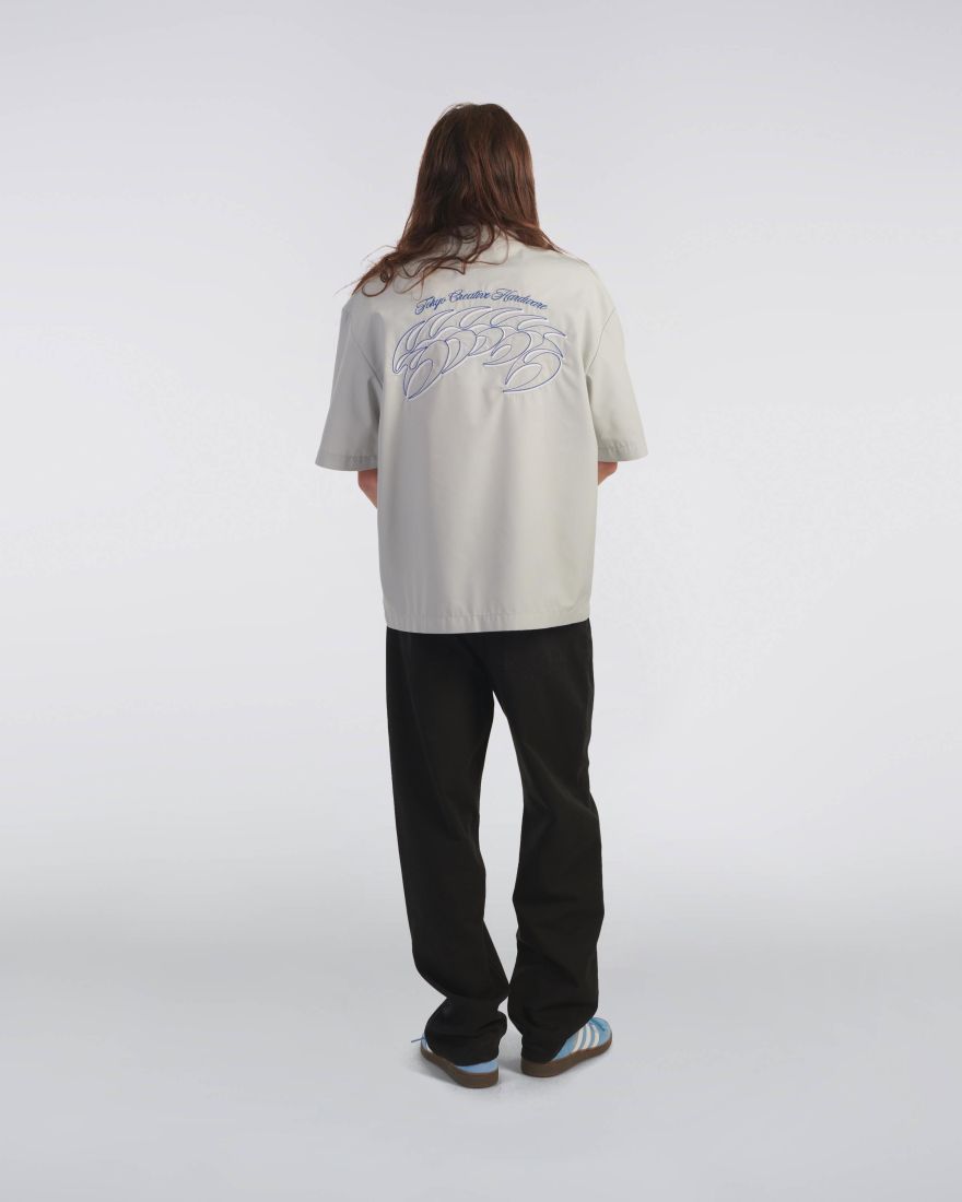 Edwin Staff Uniform Shirt Pale Grey