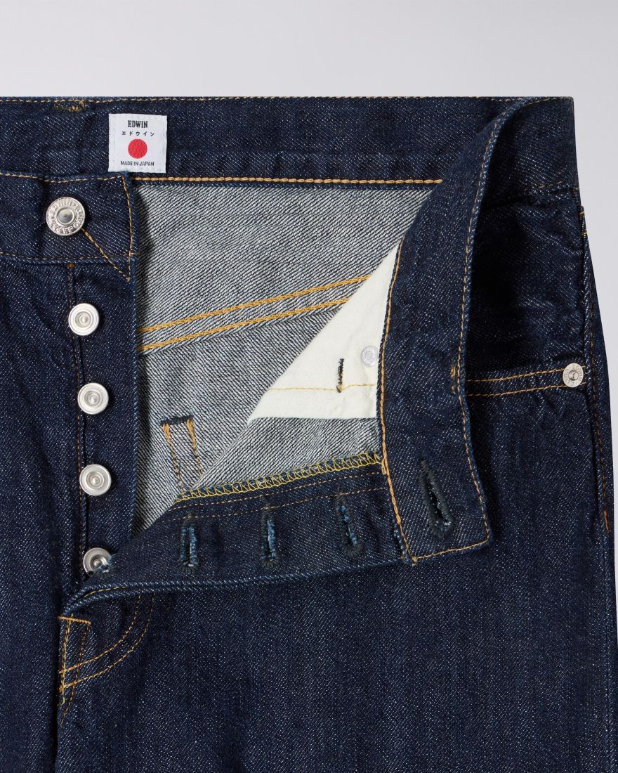 Edwin Regular Straight Lightweight Red Selvage Denim 10.5oz Blue Rinsed