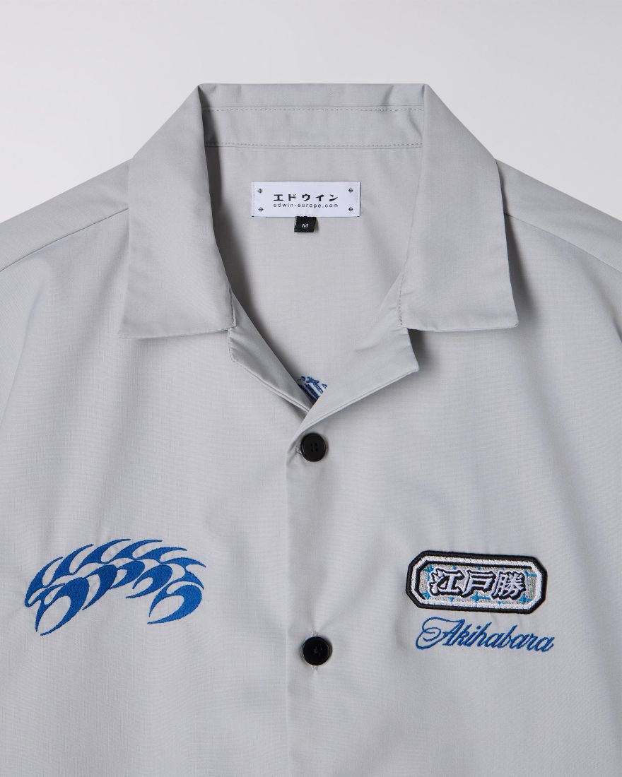 Edwin Staff Uniform Shirt Pale Grey