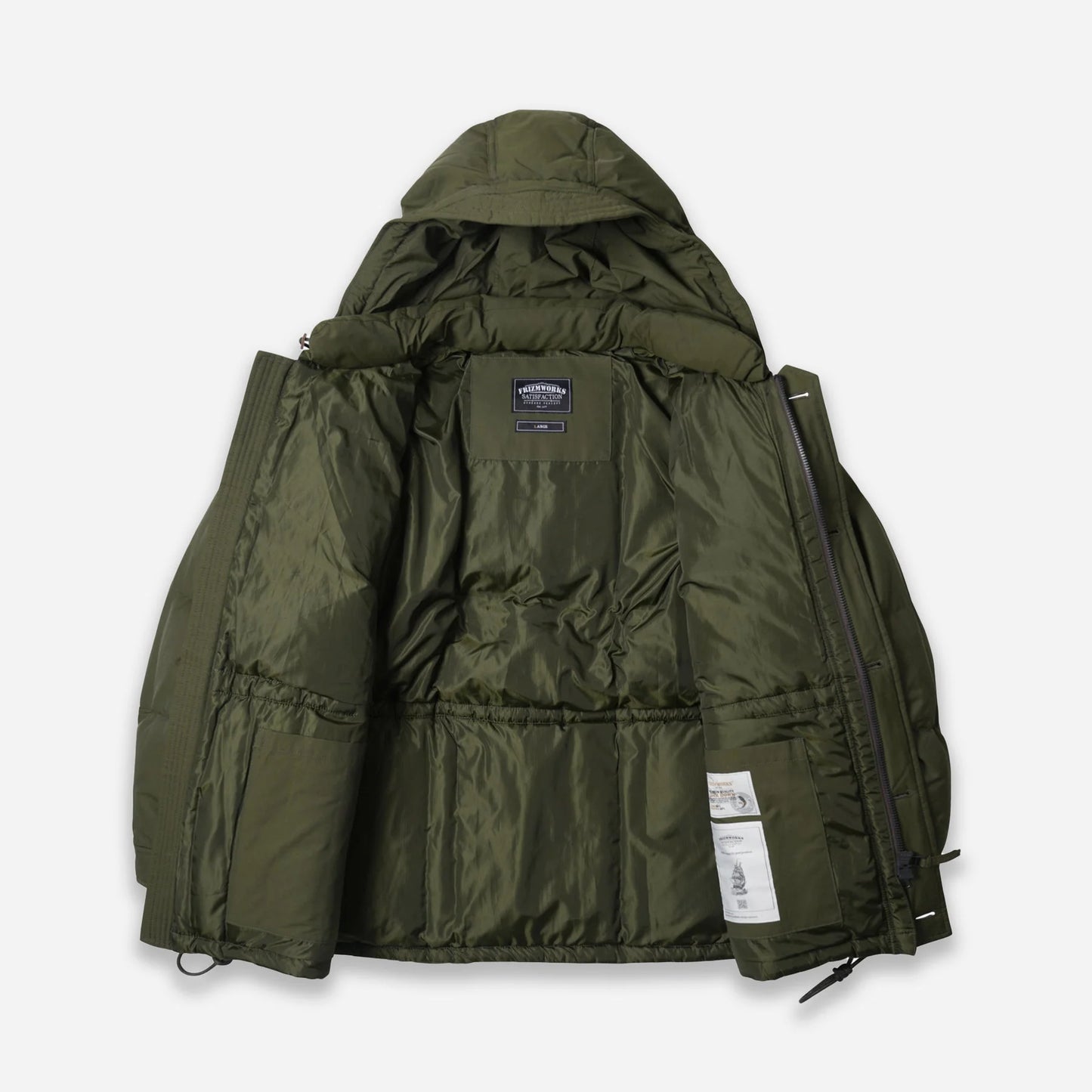 FrizmWorks Karakoram Down Parka Jacket Dark Green