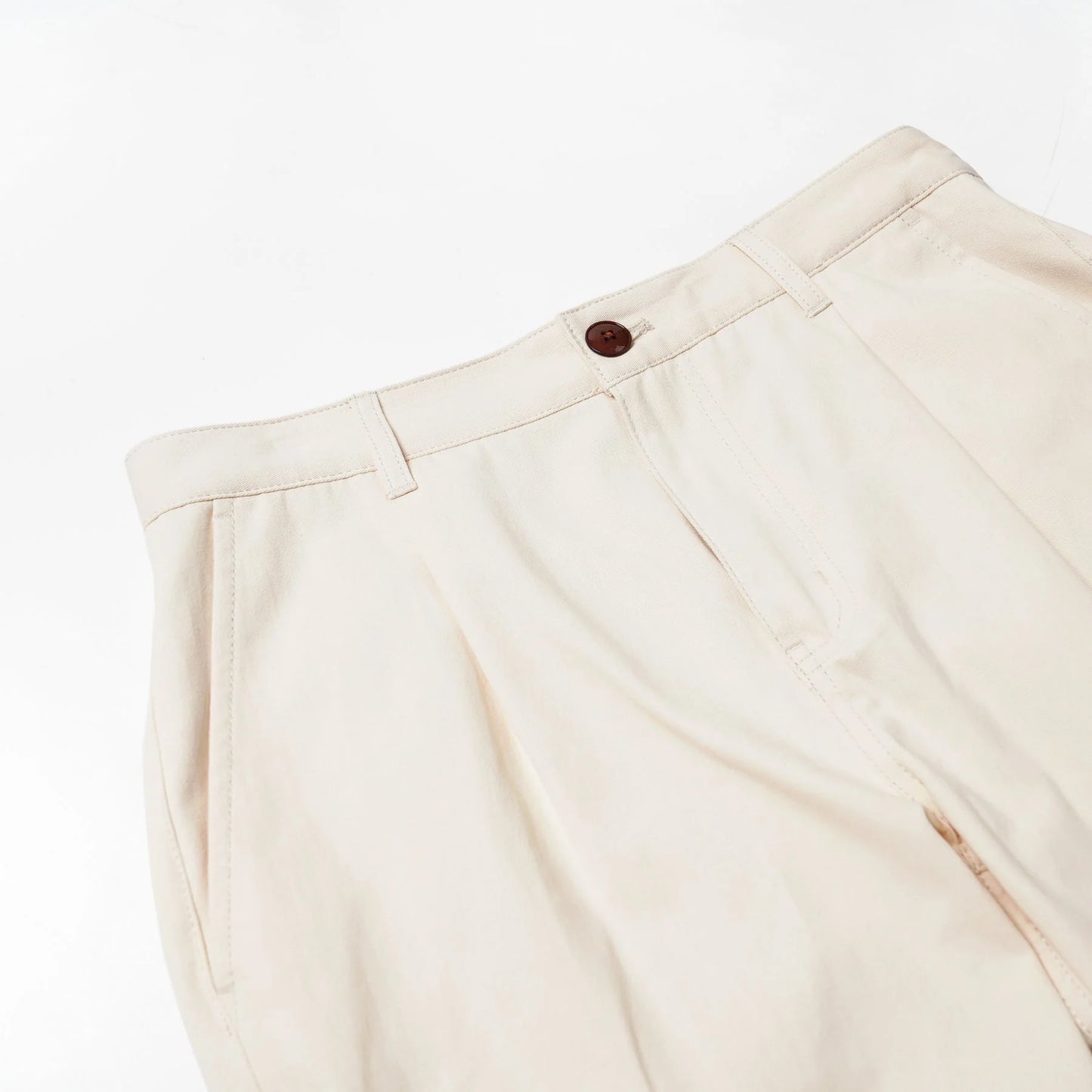 FrizmWorks OG Haworth One Tuck Pant Cream