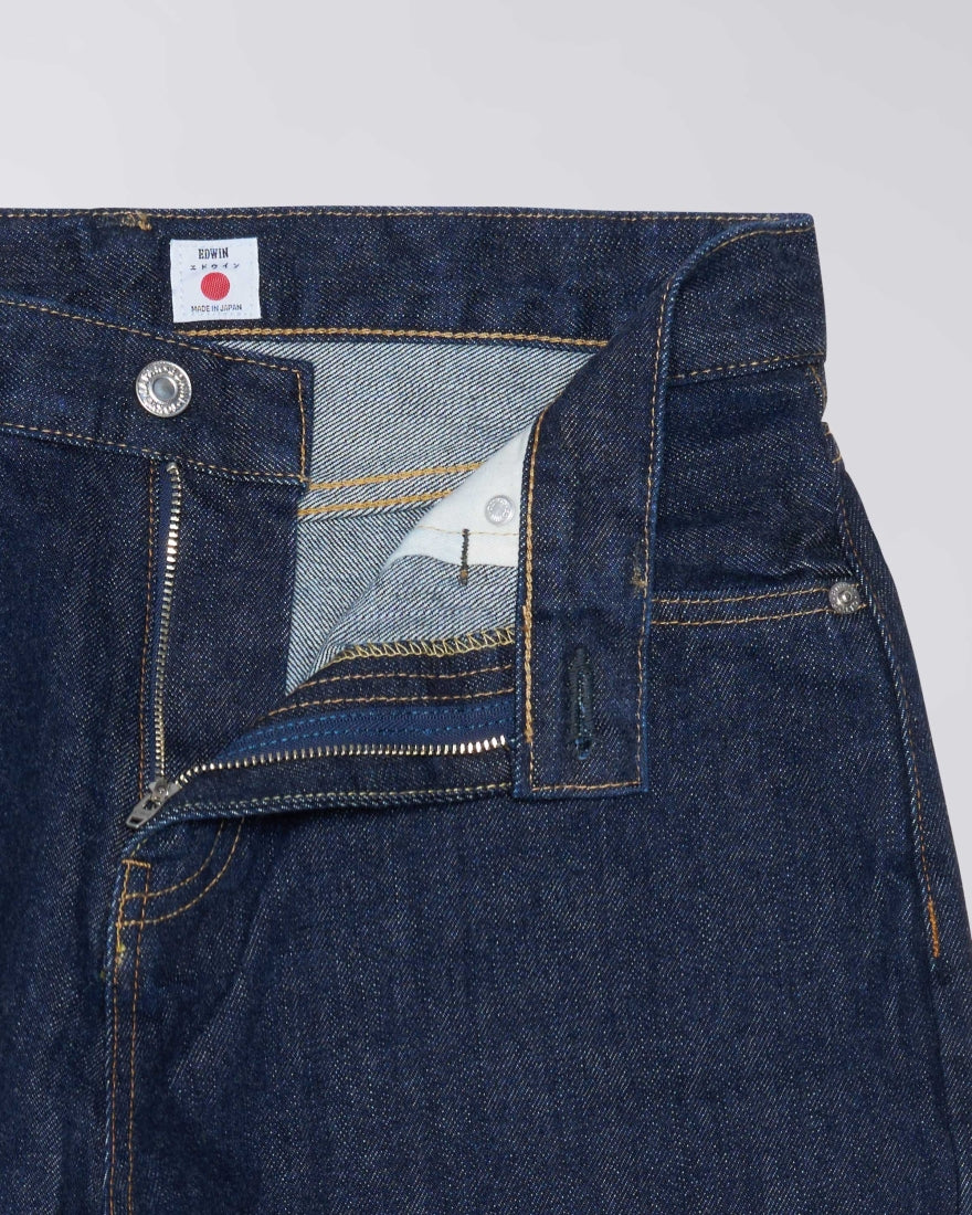 Edwin W' Olivia Pant 14oz Kurabo Red Selvage Denim - Blue Rinsed