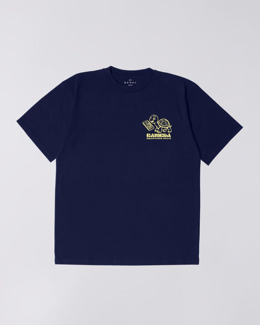 Edwin Kamera Castle T-Shirt Marmite Blue