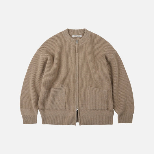 FrizmWorks Heavy Wool Deck Zip Up Oatmeal