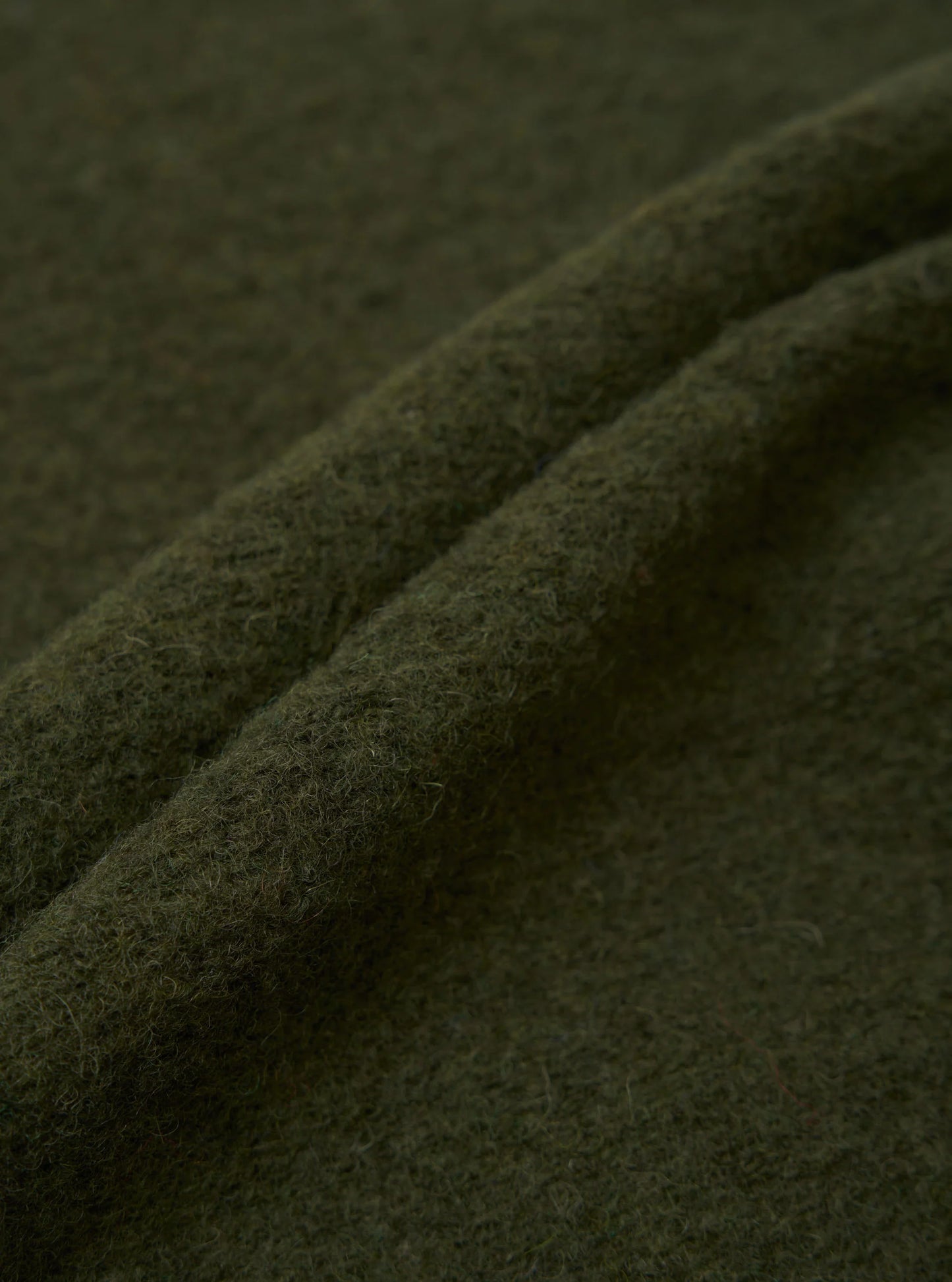 Universal Works Wool Fleece Cardigan - Olive
