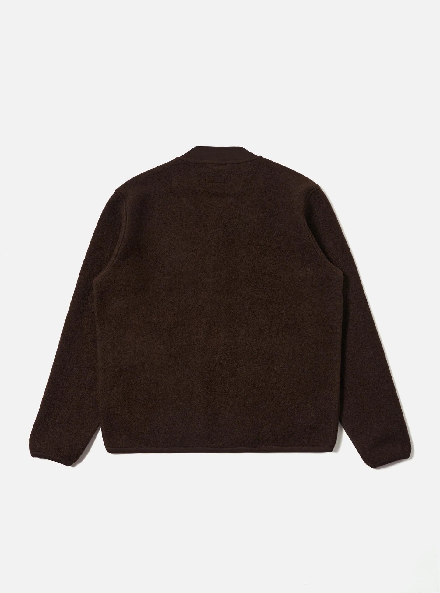 Universal Works Wool Fleece Zip Bomber Brown