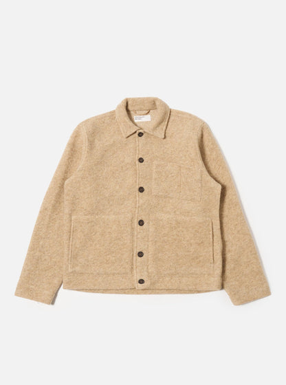 Universal Works Wool Fleece Uniform Jacket Fawn