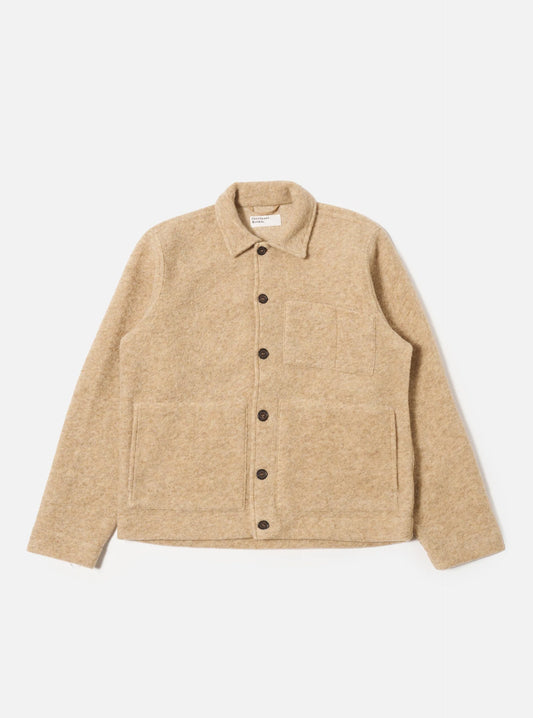 Universal Works Wool Fleece Uniform Jacket Fawn