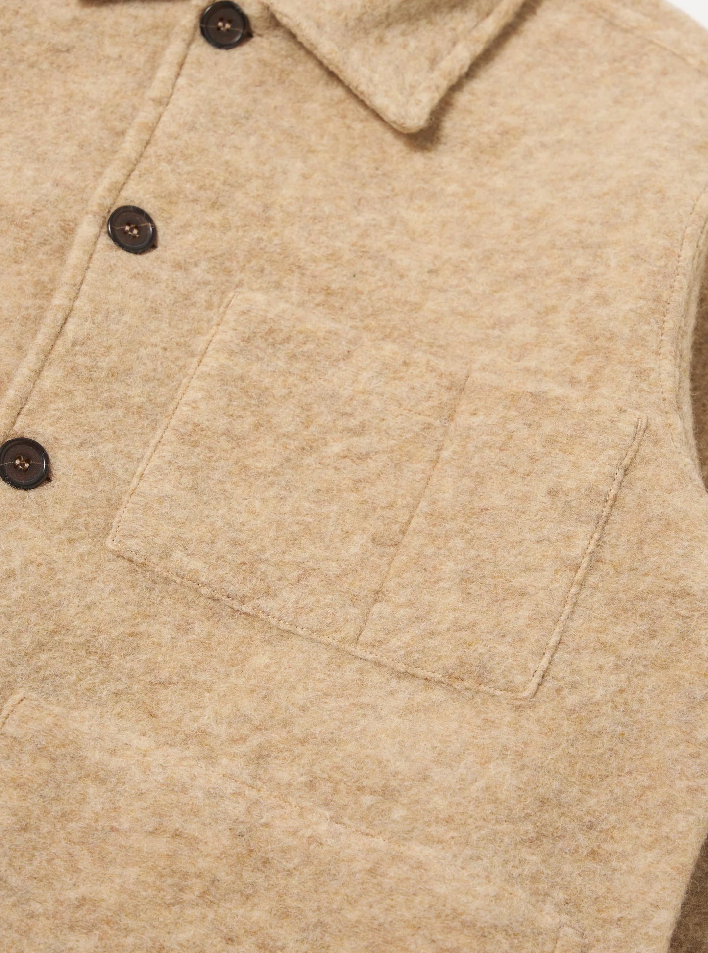Universal Works Wool Fleece Uniform Jacket Fawn