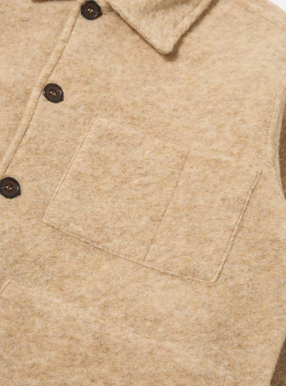 Universal Works Wool Fleece Uniform Jacket Fawn
