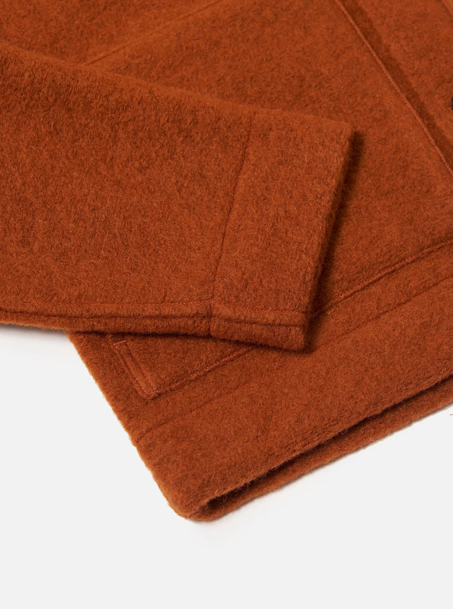 Universal Works Wool Fleece Uniform Jacket Rust