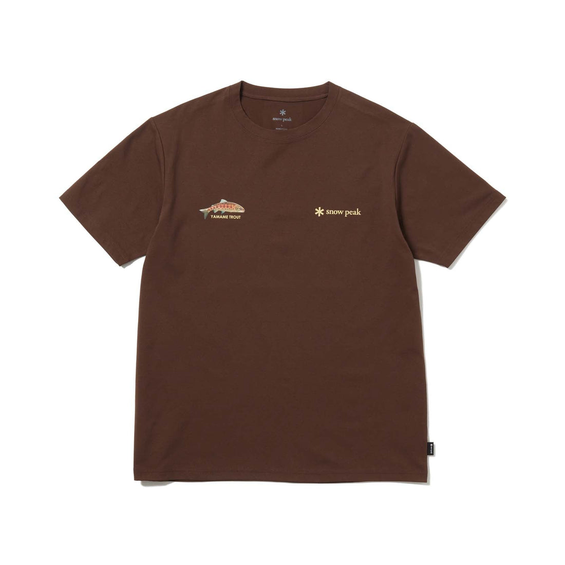 Snow Peak Northland Trout Dry T-Shirt - Brown