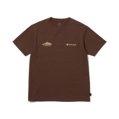 Snow Peak Northland Trout Dry T-Shirt - Brown
