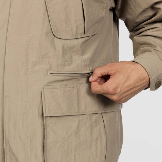 Snow Peak Nylon Washer Jacket - Greige