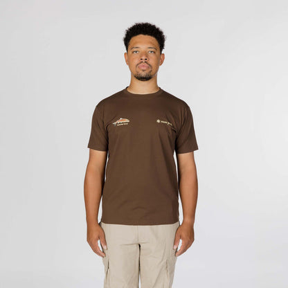 Snow Peak Northland Trout Dry T-Shirt - Brown