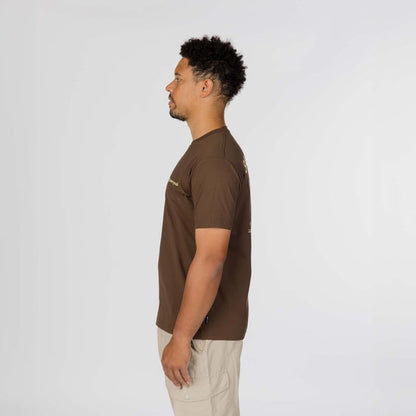 Snow Peak Northland Trout Dry T-Shirt - Brown
